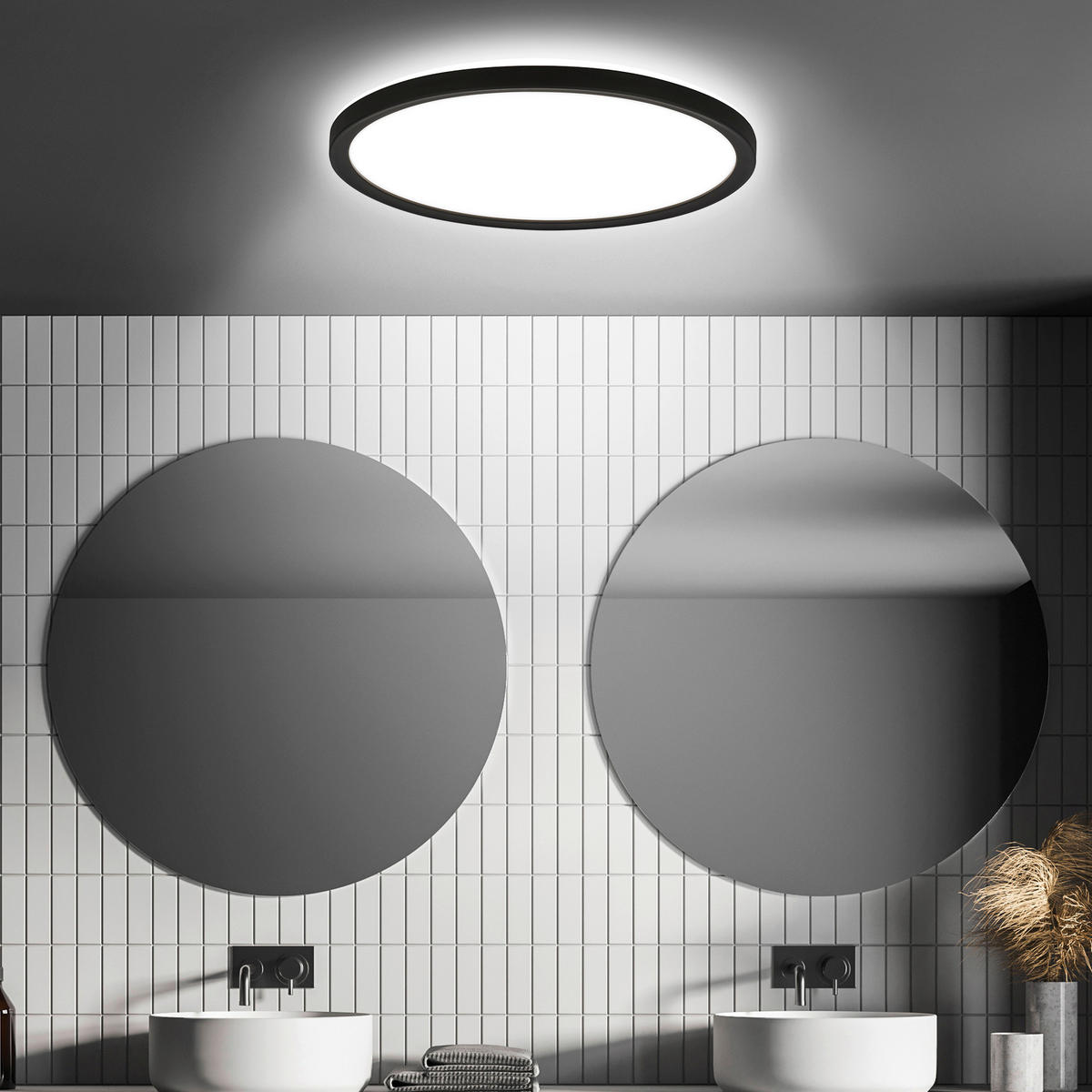 KUPAONSKA LED SVJETILJKA STRO MOVE  - crna, Basics, plastika (29/3cm)