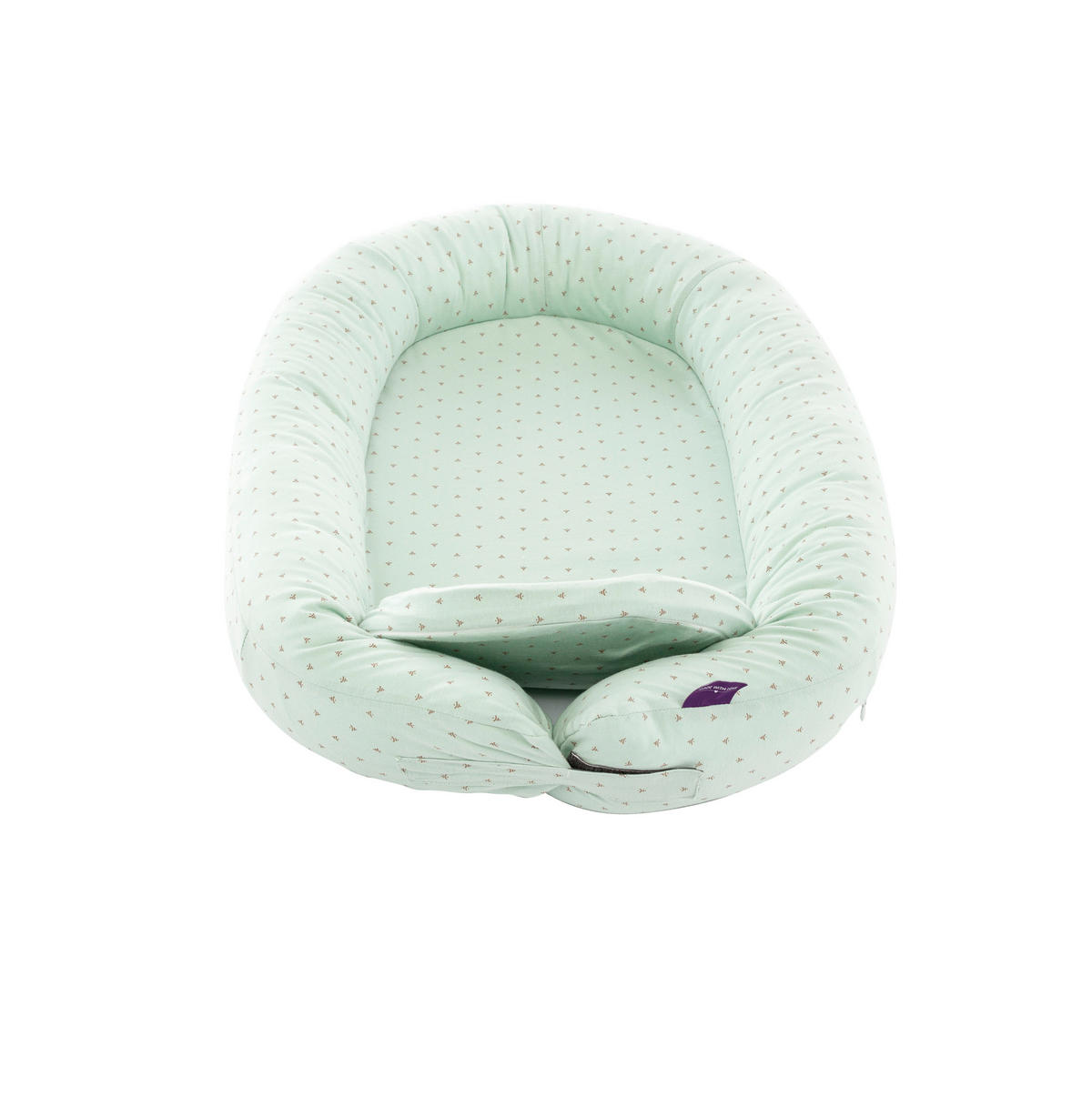 KUSCHELNEST Home Comfort  76/52/8 cm   - Grün, Basics, Textil (76/52/8cm) - Träumeland