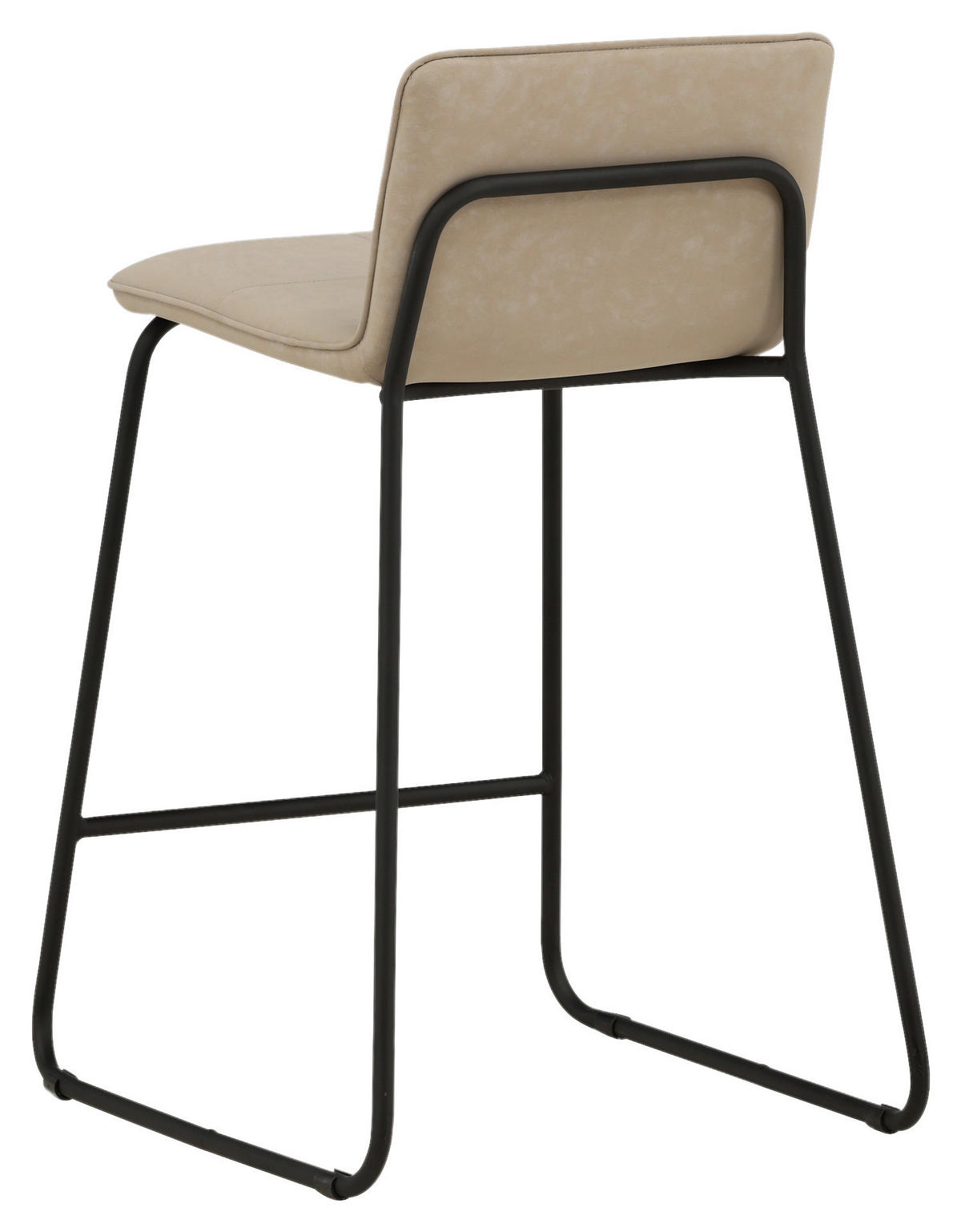 BARHOCKER-SET Schwarz, Beige Stahl  - Beige/Schwarz, Design, Textil/Metall (41/84/50cm) - Livetastic