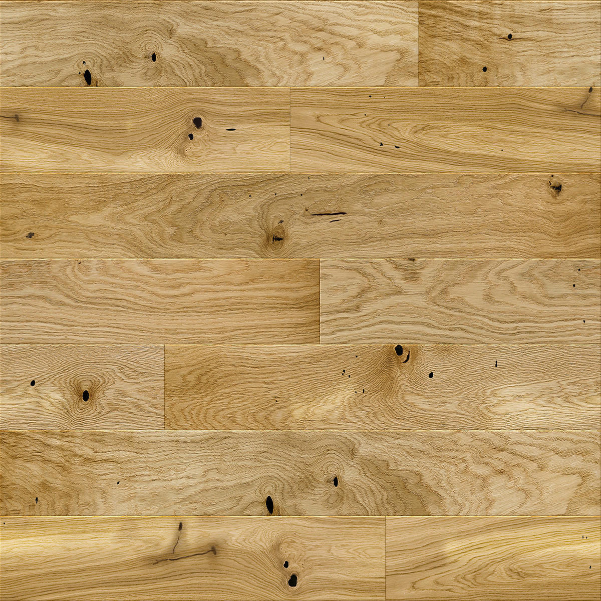 Landhausdiele Eiche gebürstet  - Eichefarben, LIFESTYLE, Holz (220/18/1.4cm) - Ambiente