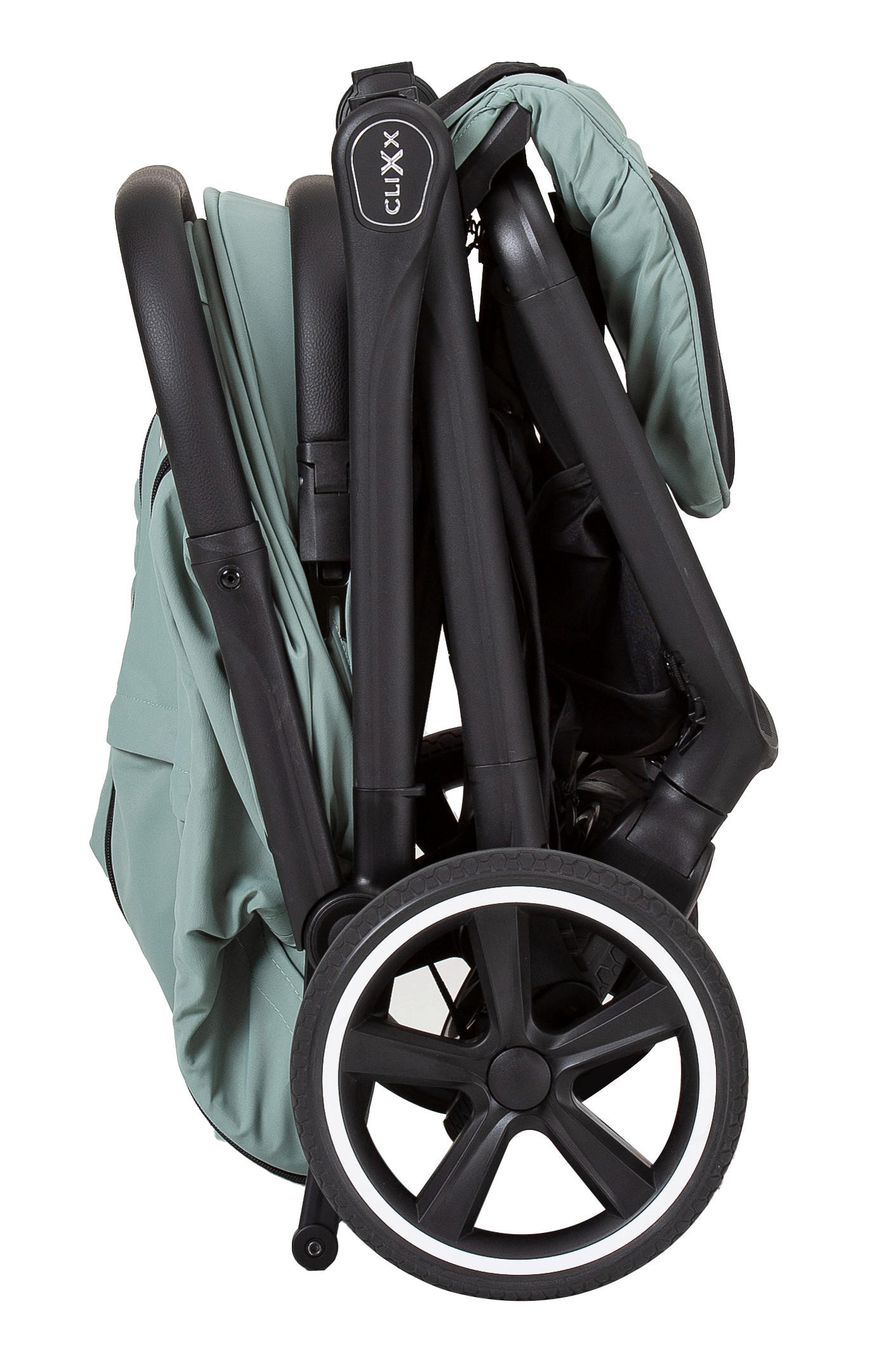 BUGGY Clixx  - Schwarz/Mintgrün, Basics, Textil/Metall (84/52/106cm) - Hartan