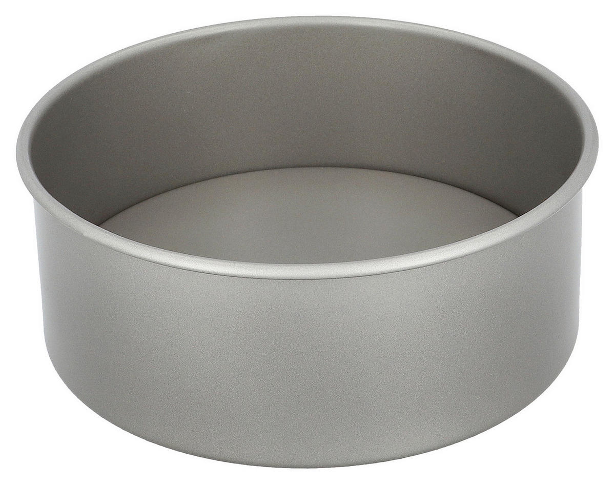 BAKFORM - grå, Basics, metall (21,6/21,6/8cm) - Birkmann