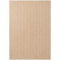FLACHWEBETEPPICH Wohnzimmer 120/170 cm Haringey Weiß, Sandfarben rechteckig  - Sandfarben/Weiß, Basics, Kunststoff (120/170cm) - Ted Baker