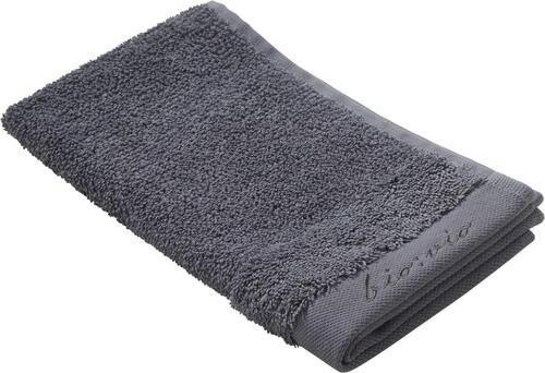 GÄSTETUCH BONITA Anthrazit 4-teilig 30/50 cm - Anthrazit, Natur, Textil (30/50cm) - Bio:Vio