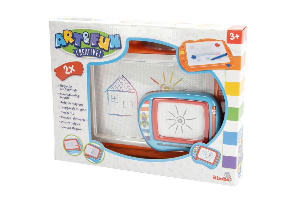 MALTAFEL  - Multicolor, Basics, Kunststoff (41/6/32cm) - Simba