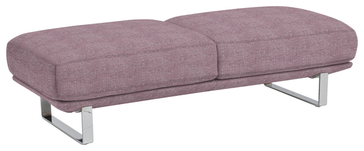HOCKER Webstoff Flieder  - Flieder, Design, Textil/Metall (160/44/60cm) - Dieter Knoll