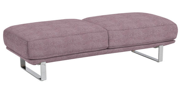 HOCKER Webstoff Flieder  - Flieder, Design, Textil/Metall (160/44/60cm) - Dieter Knoll