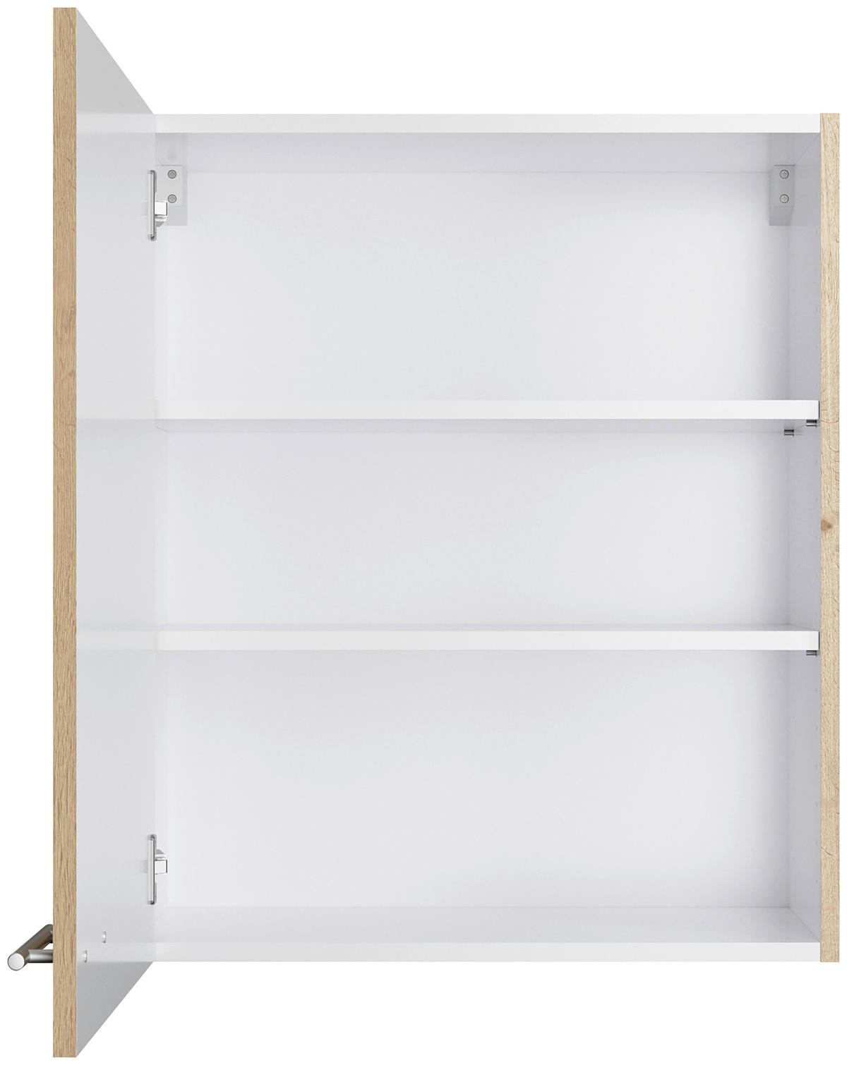 KÜCHENBLOCK 210 cm   in Eichefarben  - Edelstahlfarben/Eichefarben, Basics, Holzwerkstoff/Metall (210cm) - Optifit