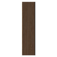 AKUSTIKPANEEL PVC Eiche foliert 57.25/1.9/240 cm  - Eichefarben, KONVENTIONELL, Holzwerkstoff/Textil (57.25/1.9/240cm)
