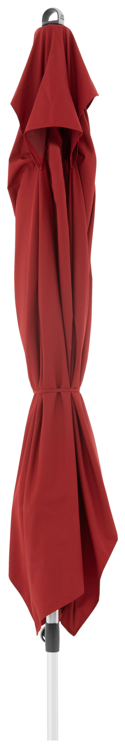 SONNENSCHIRM  300/200 cm  - Bordeaux/Alufarben, KONVENTIONELL, Textil/Metall (300/200cm) - Doppler