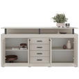 SIDEBOARD in 195/88/38 cm - Kaschmir/Anthrazit, Basics, Holzwerkstoff/Kunststoff (195/88/38cm) - Xora