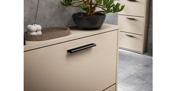 SCHUHKIPPER - Kaschmir/Schwarz, Design, Holzwerkstoff/Kunststoff (59/103/17cm) - Carryhome