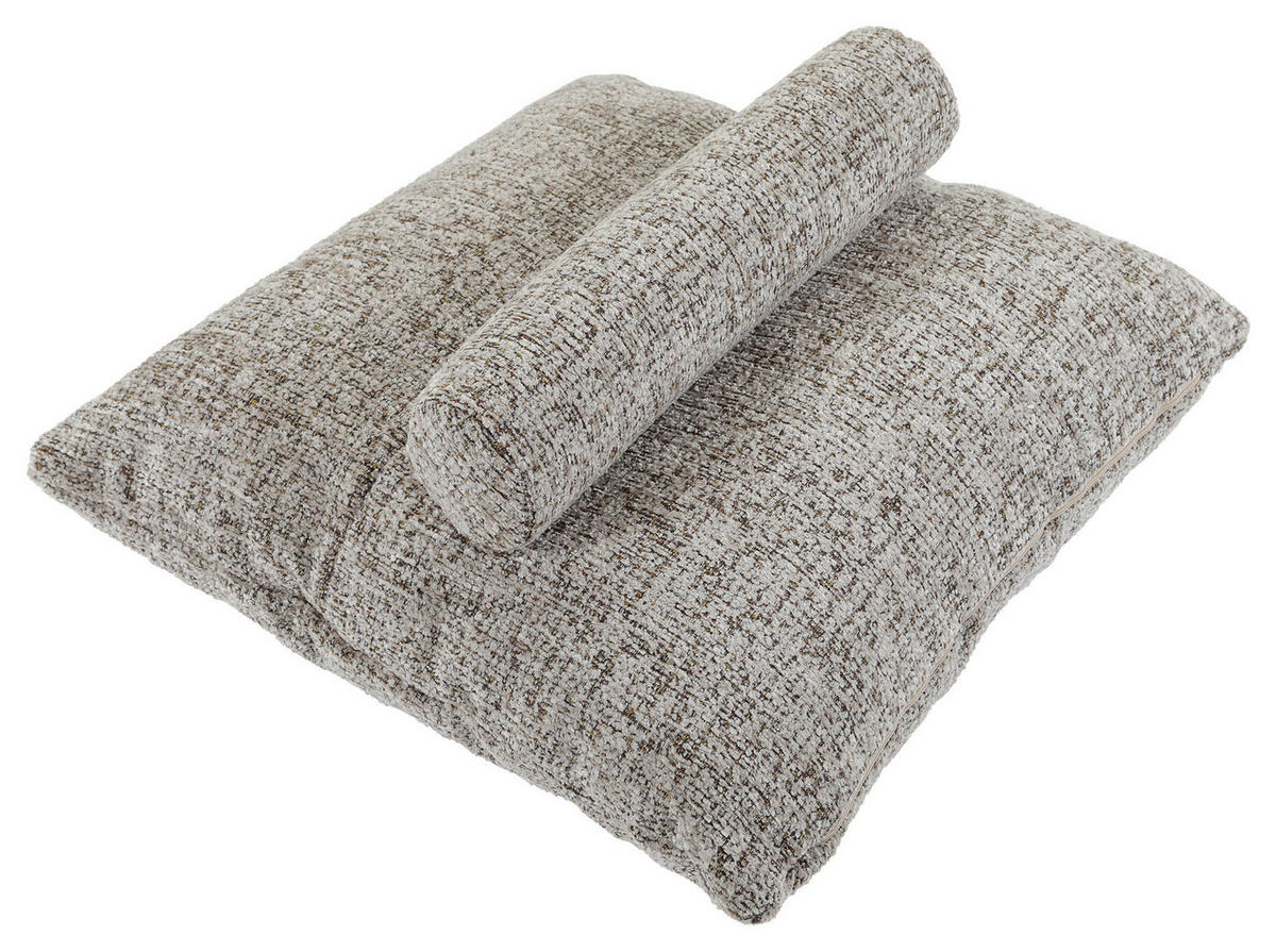 RÜCKENKISSEN  - Braun, MODERN, Textil (60/20/60cm) - Carryhome