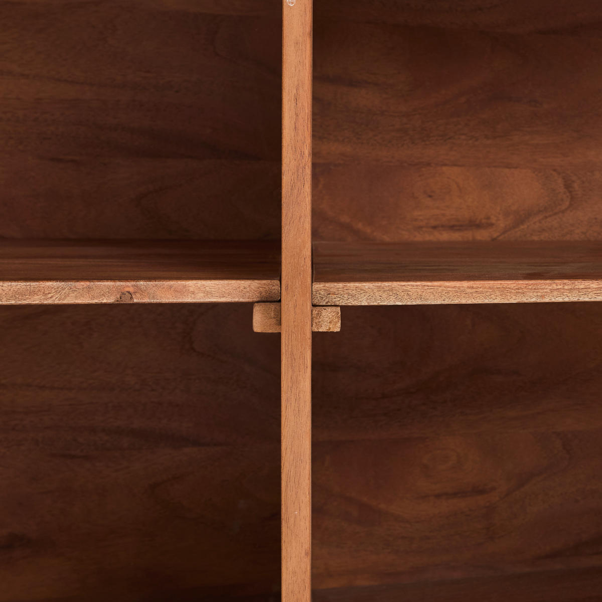 SIDEBOARD Doha  in 180/82/42 cm  - Schwarz/Naturfarben, KONVENTIONELL, Holz/Metall (180/82/42cm) - Livetastic