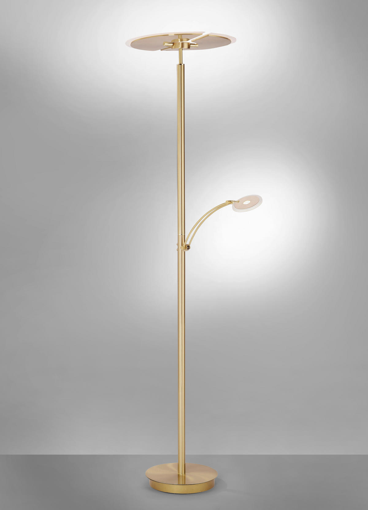 LED-DECKENFLUTER 62/444/200,3 cm    - Messingfarben, Basics, Metall (62/444/200,3cm) - Paul Neuhaus