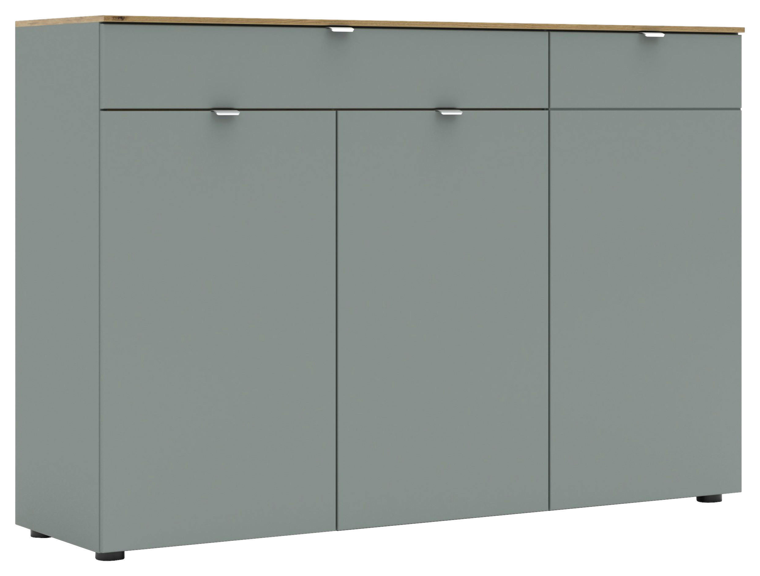 XXXLutz Sideboard Schilfgrün 150x101x41 cm