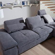 ECKSOFA Hellblau Webstoff  - Alufarben/Hellblau, Design, Textil (203/310cm) - Xora