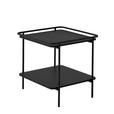 BEISTELLTISCH 45/45/44,3 cm Schwarz quadratisch  - Schwarz, Basics, Metall (45/45/44,3cm) - Xora