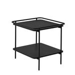BEISTELLTISCH 45/45/44,3 cm Schwarz quadratisch  - Schwarz, Basics, Metall (45/45/44,3cm) - Xora