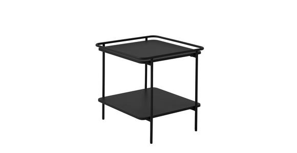 BEISTELLTISCH 45/45/44,3 cm Schwarz quadratisch - Schwarz, Basics, Metall (45/45/44,3cm) - Xora
