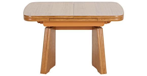 COUCHTISCH in Metall, Holzwerkstoff 90-131/65/56-75 cm  - Eichefarben, KONVENTIONELL, Holzwerkstoff/Metall (90-131/65/56-75cm) - Venda