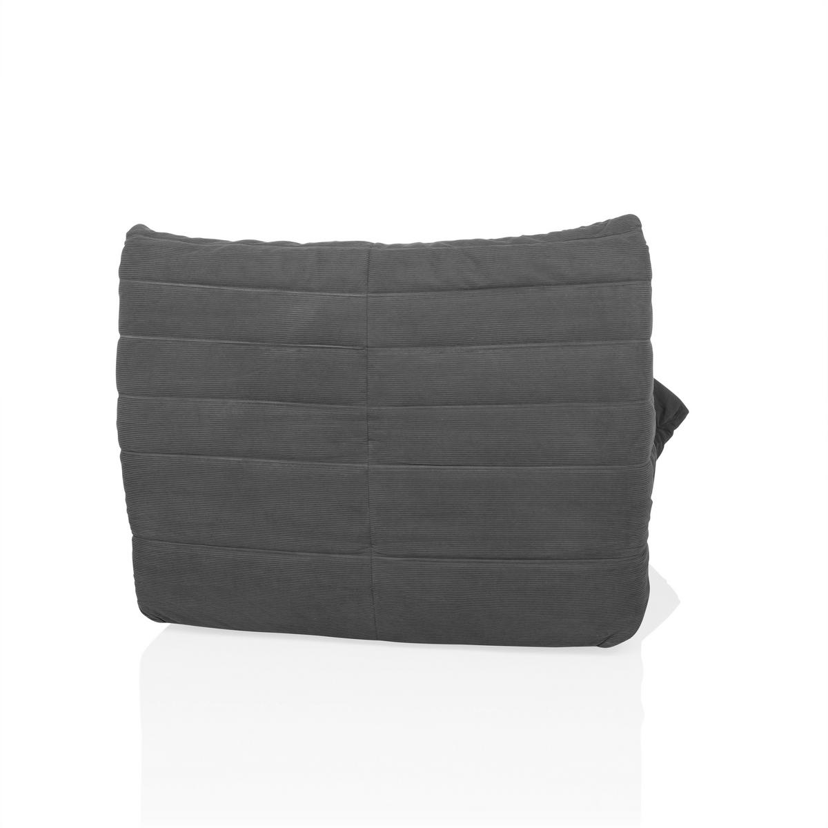 LOUNGESESSEL Cord Grau    - Grau, MODERN, Textil (90/72/100cm) - MID.YOU