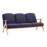 DREISITZER-SOFA in Holz, Textil Grau - Eichefarben/Grau, KONVENTIONELL, Holz/Textil (175/77/82cm) - Cantus DREISITZER-SOFA in Holz, Textil Grau - Eichefarben/Grau, KONVENTIONELL, Holz/Textil (175/77/82cm) - Cantus