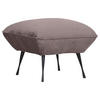 HOCKER in Textil Schlammfarben  - Schlammfarben/Schwarz, Konventionell, Textil/Metall (60/49/53cm) - MID.YOU
