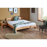 BETT 180/220 cm  in Kernbuche  - Kernbuche, Natur, Holz (180/220cm) - MID.YOU