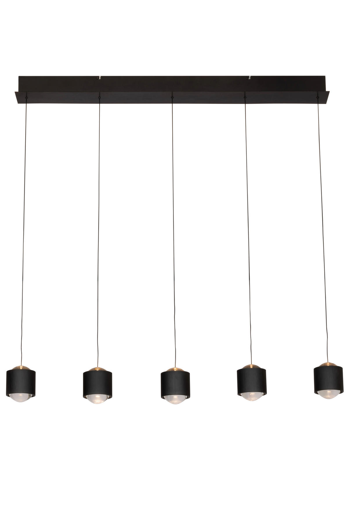LED-HÄNGELEUCHTE 90/10/170 cm    - Schwarz, Design, Kunststoff/Metall (90/10/170cm) - Novel