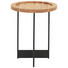 BEISTELLTISCH in Schwarz, Eichefarben - Eichefarben/Schwarz, Design, Holz/Metall (40/51cm) - Novel BEISTELLTISCH in Schwarz, Eichefarben - Eichefarben/Schwarz, Design, Holz/Metall (40/51cm) - Novel
