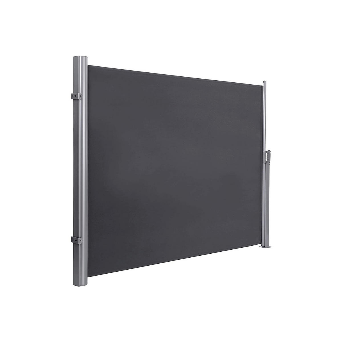 MARKISE - Anthrazit/Alufarben, Basics, Textil/Metall (350/160cm) - Modante