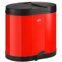 ABFALLSAMMLER ÖKOSAMMLER 170 2X15 L  - Rot, KONVENTIONELL, Kunststoff/Metall (45/43/36cm) - Wesco