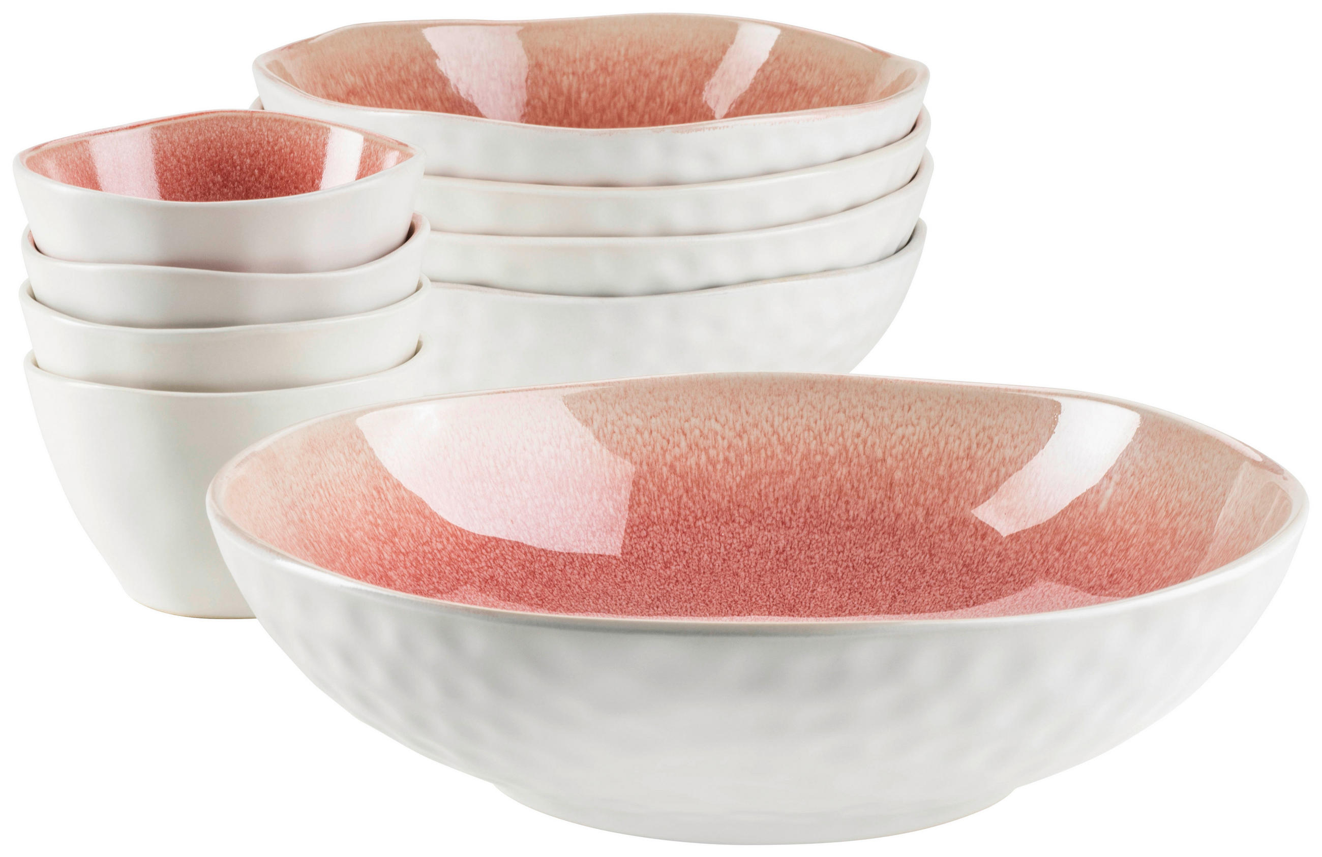 SCHÜSSELSET Frozen 9-teilig  - Beere, Trend, Keramik - Mäser