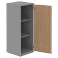 AKTENSCHRANK Eichefarben, Grau  - Eichefarben/Grau, KONVENTIONELL, Holzwerkstoff (40/111,7/43cm) - Moderano