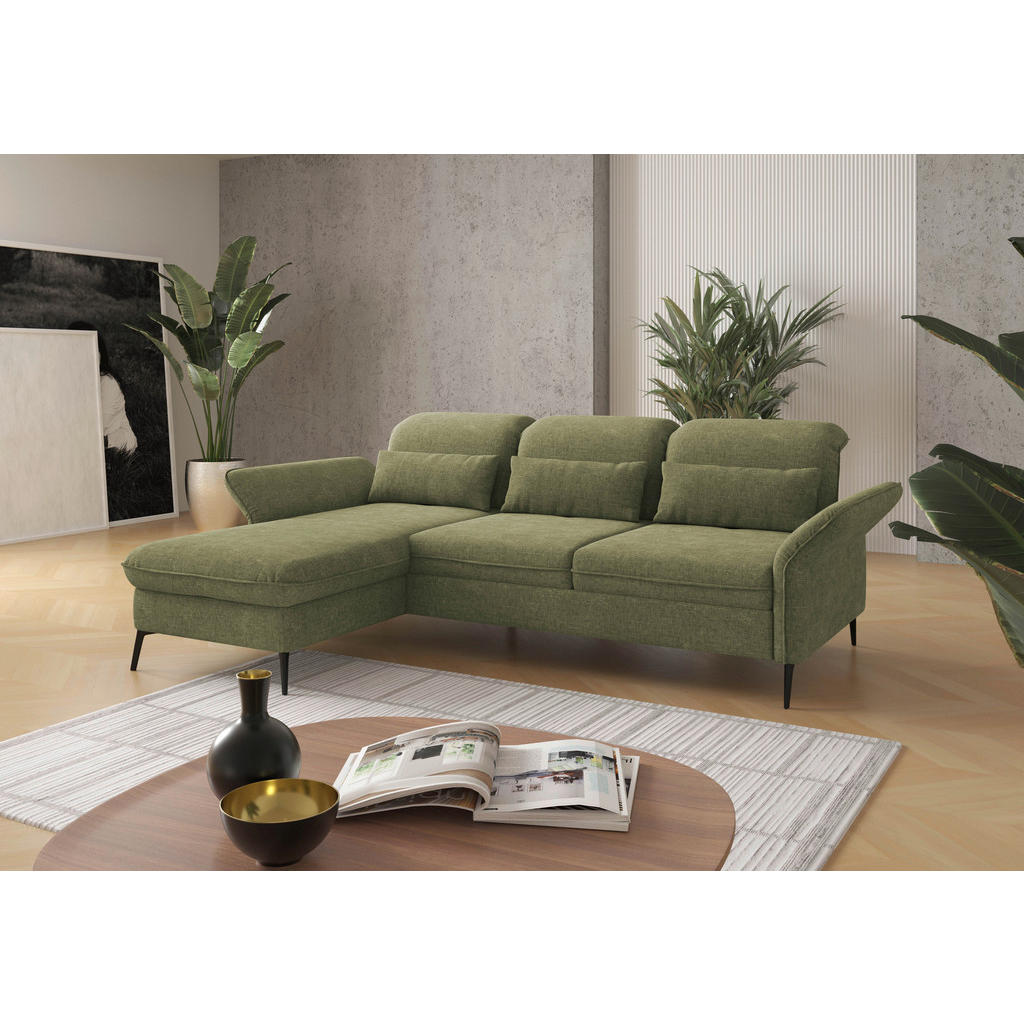 Sit & More ROHOVÁ SEDAČKA, textil, svetlozelená