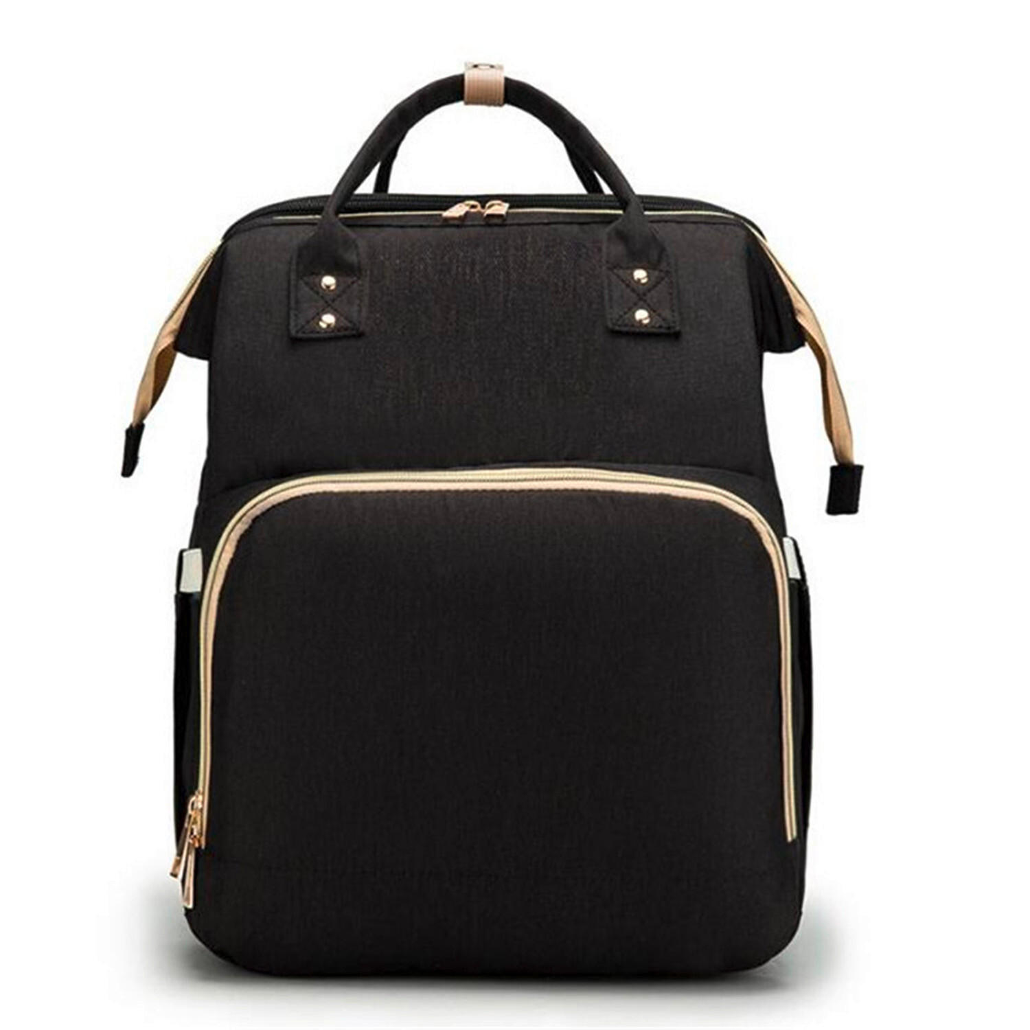 WICKELRUCKSACK Stella Bag Basic  - Schwarz/Grau, Basics, Textil (30/40/21cm)