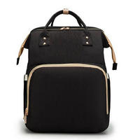 WICKELRUCKSACK Stella Bag Basic  - Schwarz/Grau, Basics, Textil (30/40/21cm)