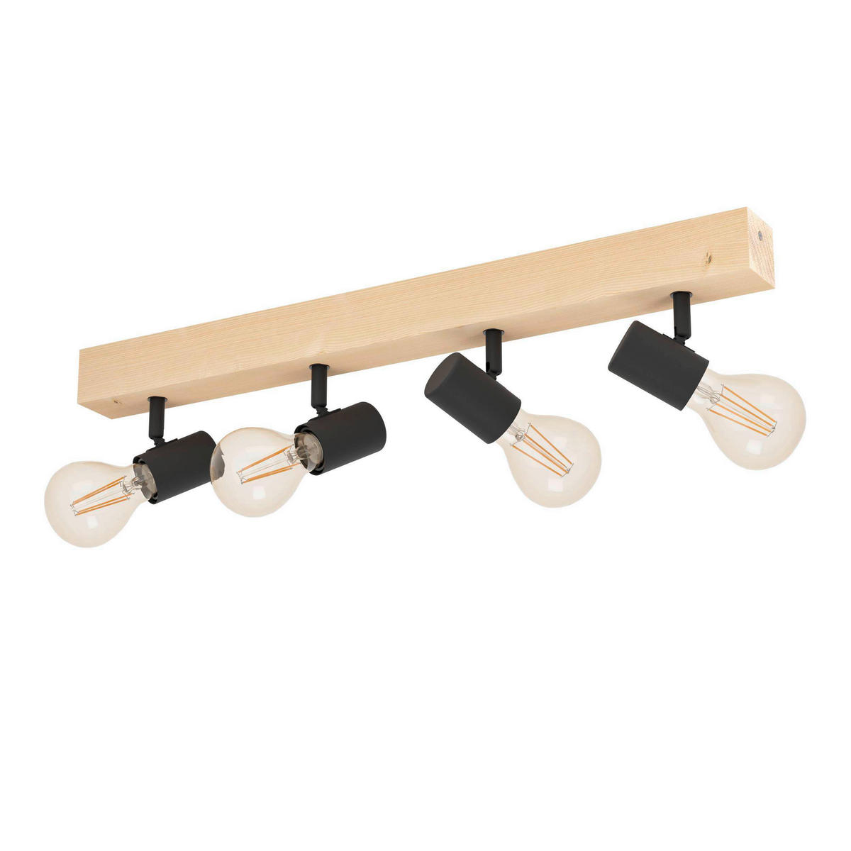 SPOTLIGHT   - brun/svart, Natur, metall/trä (5/63cm) - Eglo