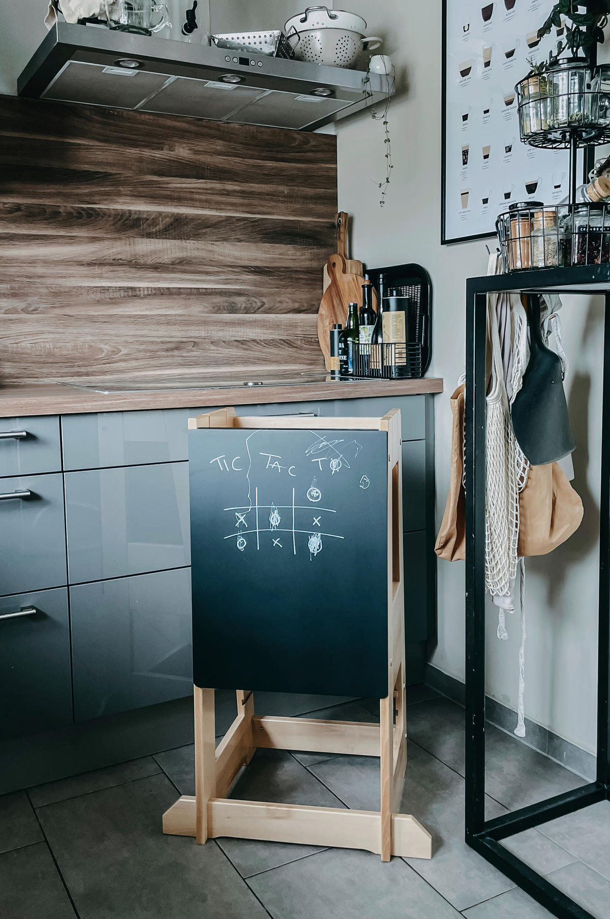 ERWEITERUNGSSET Felix  - Schwarz, Basics, Holz (39,5/42,5/1cm) - tiSsi