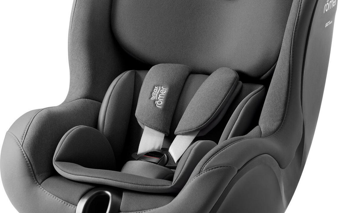 REBOARDER-KINDERSITZ Dualfix 5Z  - Dunkelgrau/Anthrazit, Basics, Kunststoff/Textil (44/48/74cm) - Britax Römer