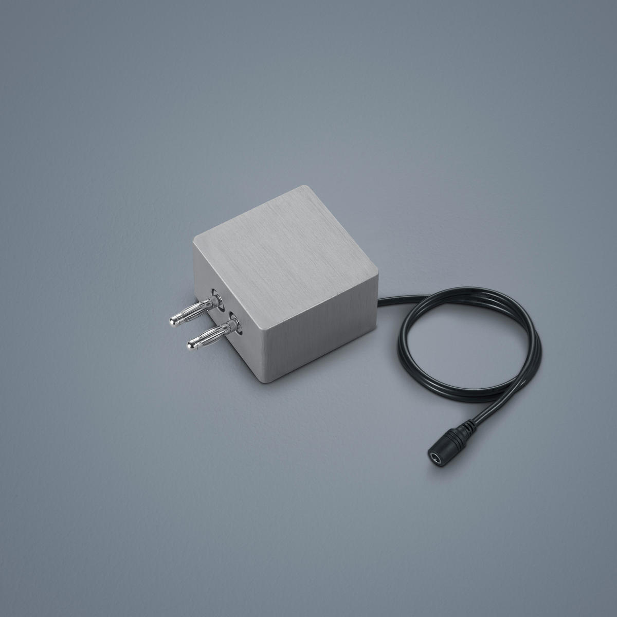 DECKENLEUCHTE 4,5/4,5/3 cm   - Nickelfarben, Design, Metall (4,5/4,5/3cm) - Helestra