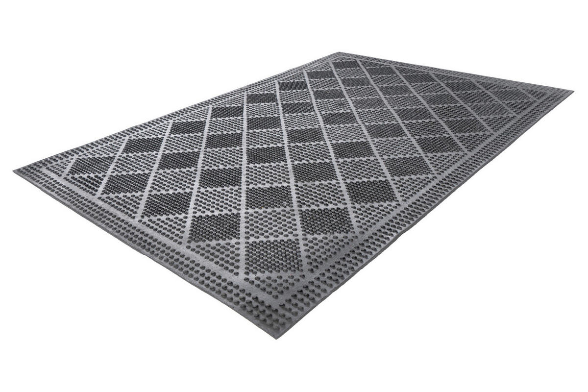 FUßMATTE  45/75 cm  Rot  - Rot, Basics, Kunststoff (45/75cm) - Kayoom