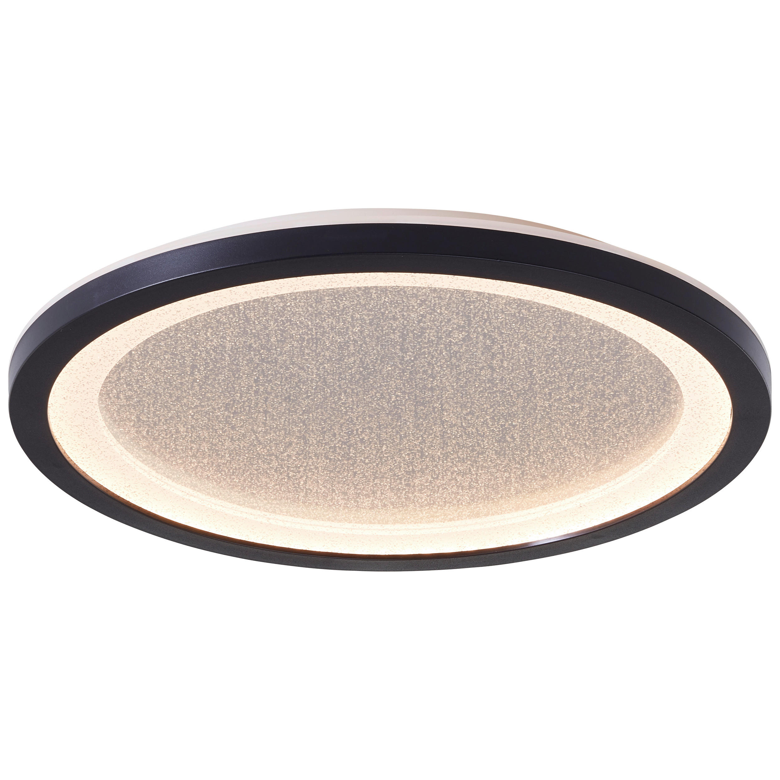 LED-DECKENLEUCHTE  25/20,5 cm    - Weiss/Schwarz, Basics, Kunststoff (25/20,5cm) - Brilliant