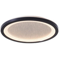 LED-DECKENLEUCHTE  25/20,5 cm    - Weiss/Schwarz, Basics, Kunststoff (25/20,5cm) - Brilliant