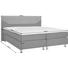 BOXSPRINGBETT 180/200 cm in Grau - Alufarben/Grau, KONVENTIONELL, Textil (180/200cm) - Bentley BOXSPRINGBETT 180/200 cm in Grau - Alufarben/Grau, KONVENTIONELL, Textil (180/200cm) - Bentley