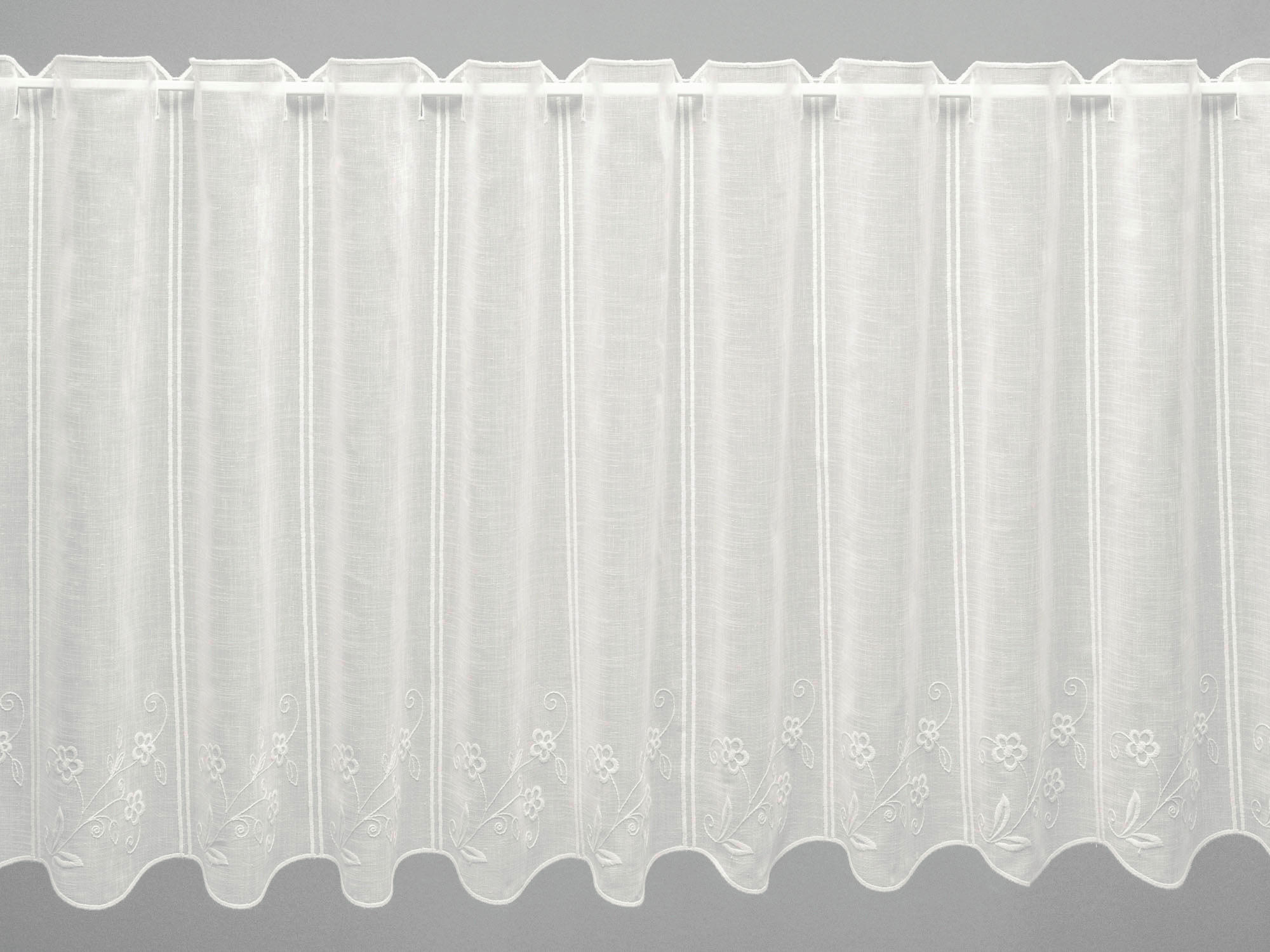 KRATKA ZAVJESA boje šampanjca   - boje šampanjca, Basics, tekstil (120cm)