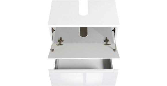 WASCHBECKENUNTERSCHRANK 60/53/35 cm  - Weiß, Design, Holzwerkstoff (60/53/35cm) - Xora