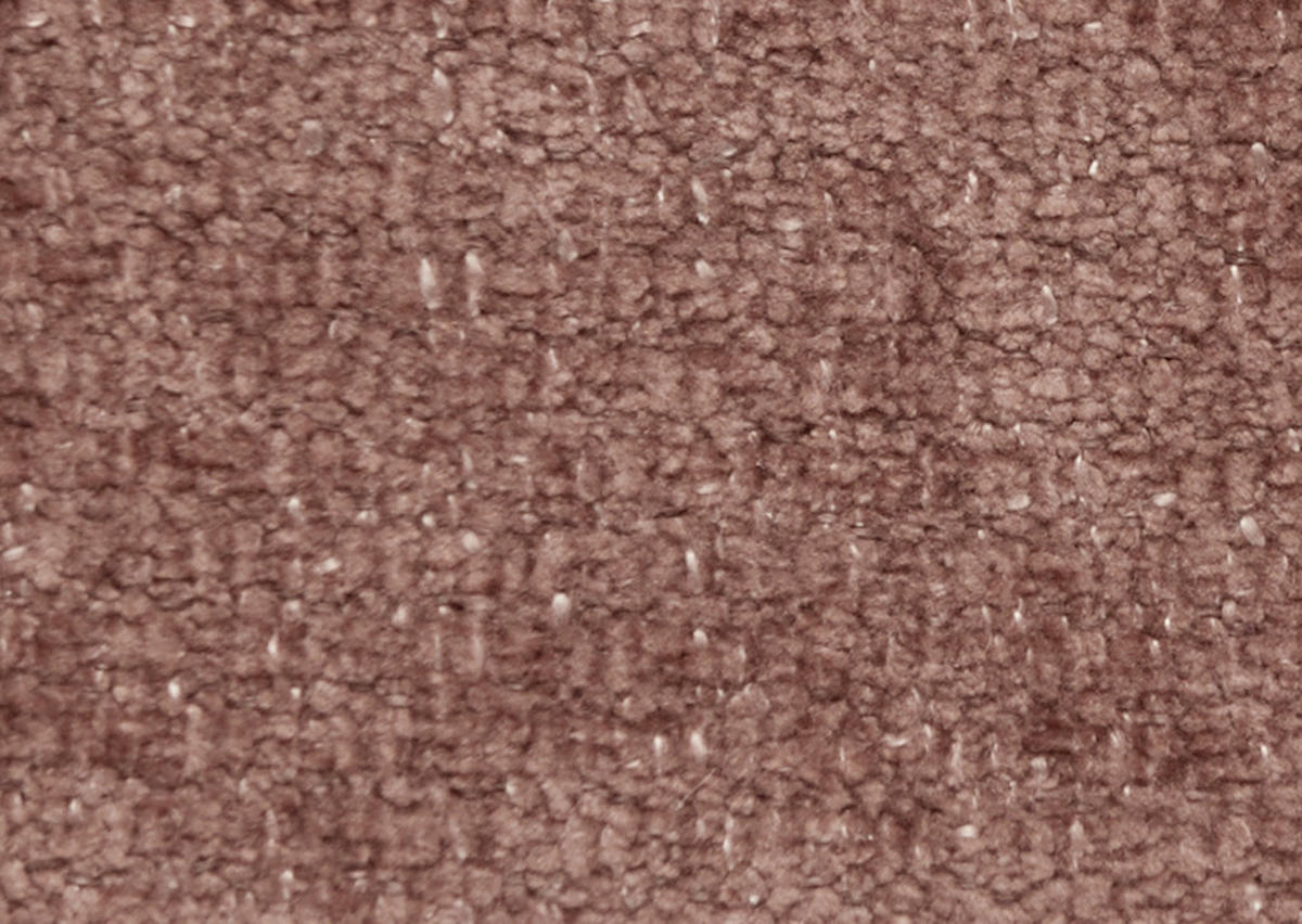 ECKSOFA in Chenille Rotbraun  280/170-195 cm  - Rotbraun/Schwarz, Design, Textil/Metall (280/170-195cm) - Dieter Knoll
