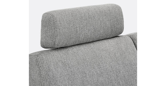 ECKSOFA  in Webstoff Grau  165/224 cm  - Schwarz/Grau, KONVENTIONELL, Kunststoff/Textil (165/224cm) - Xora